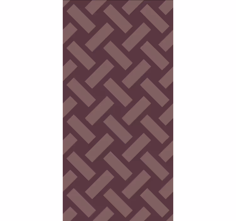 Papel pintado comedor patrón cuadrado morado - TenVinilo