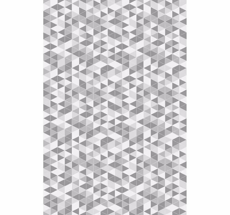 Papel pintado comedor patrón triangular geométrico - TenVinilo