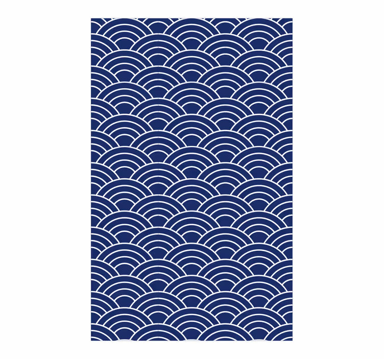 Papel pintado geométrico líneas onduladas - TenVinilo