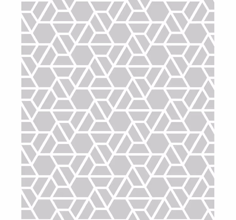 Papel pintado geométrico diseño de celosía - TenVinilo
