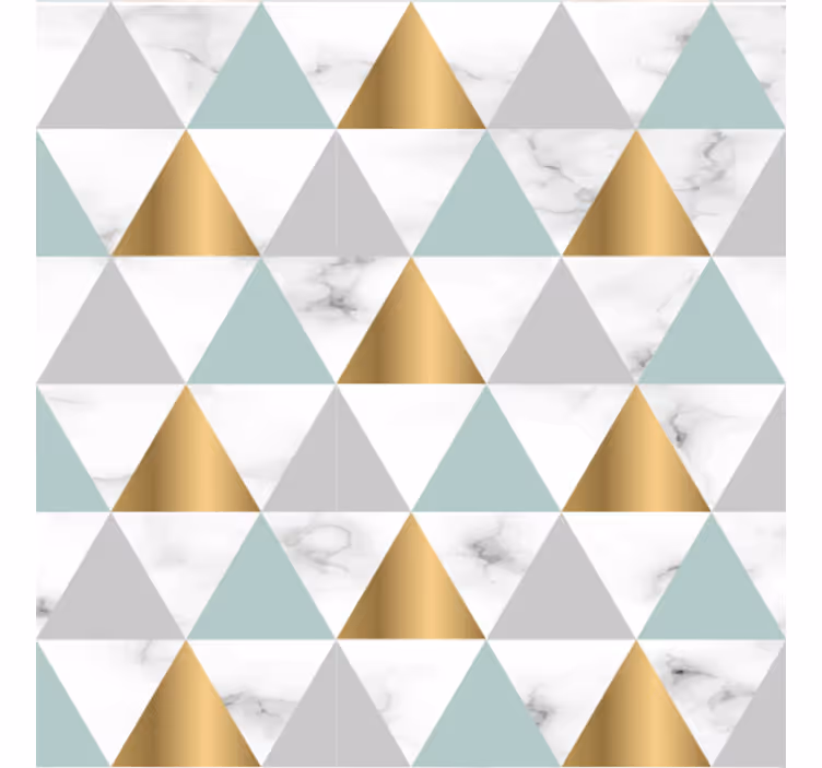 Papel pintado geométrico triada geométrica - TenVinilo