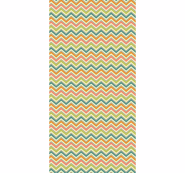 Papel pintado geométrico motivo zigzag chevron - TenVinilo