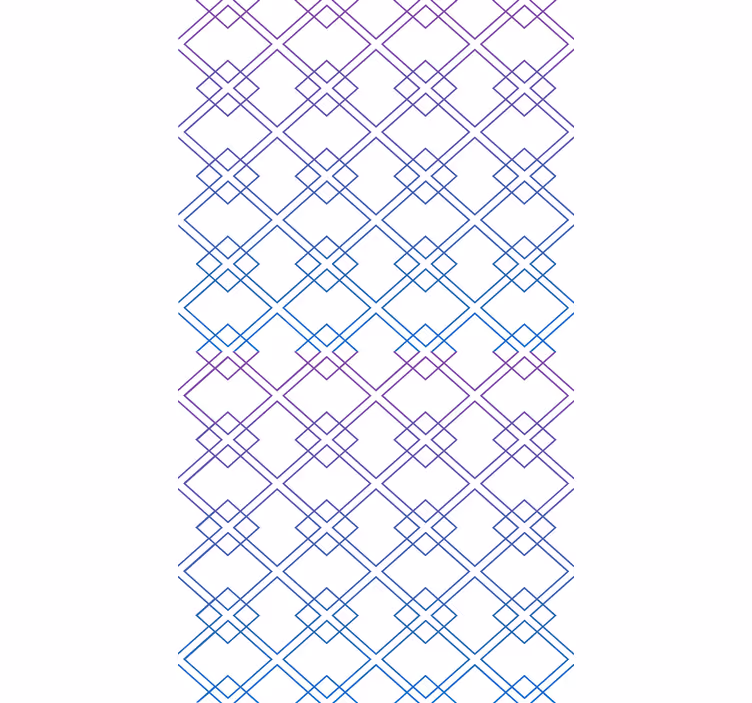 Papel pintado geométrico diamantes y líneas - TenVinilo