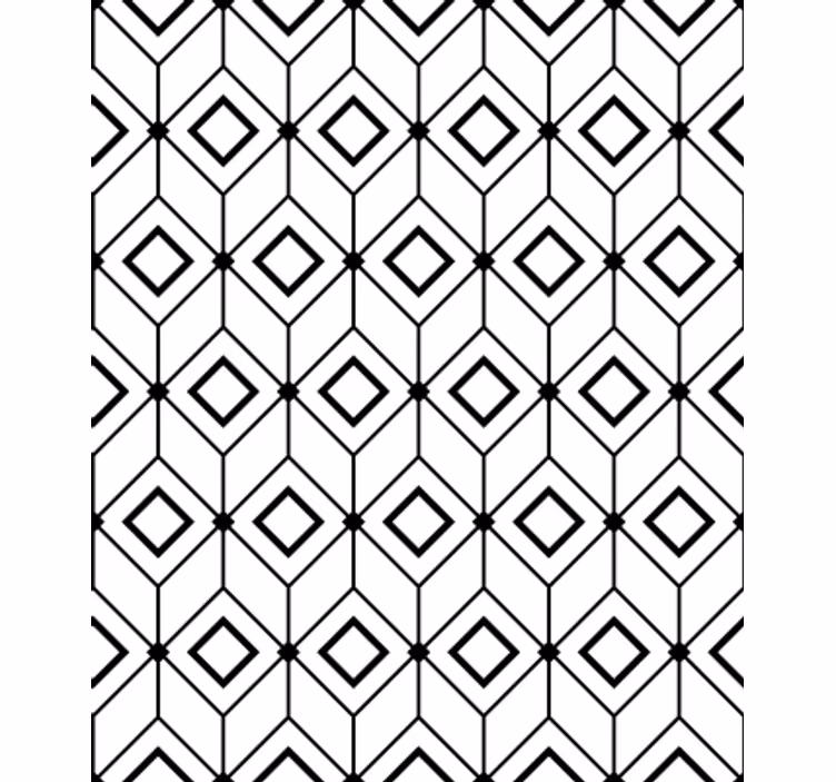 Papel pintado geométrico elementos de diamante modernos - TenVinilo