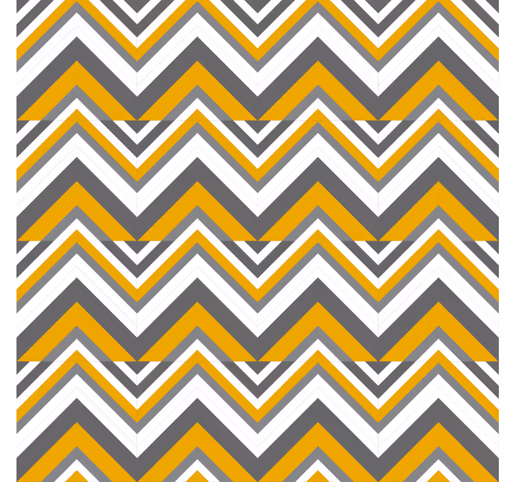 Papel pintado geométrico motivo de rayas chevron - TenVinilo