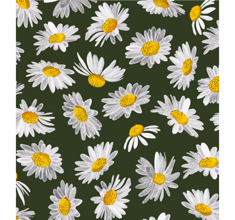 Papel pintado naturaleza campo de margaritas - TenVinilo