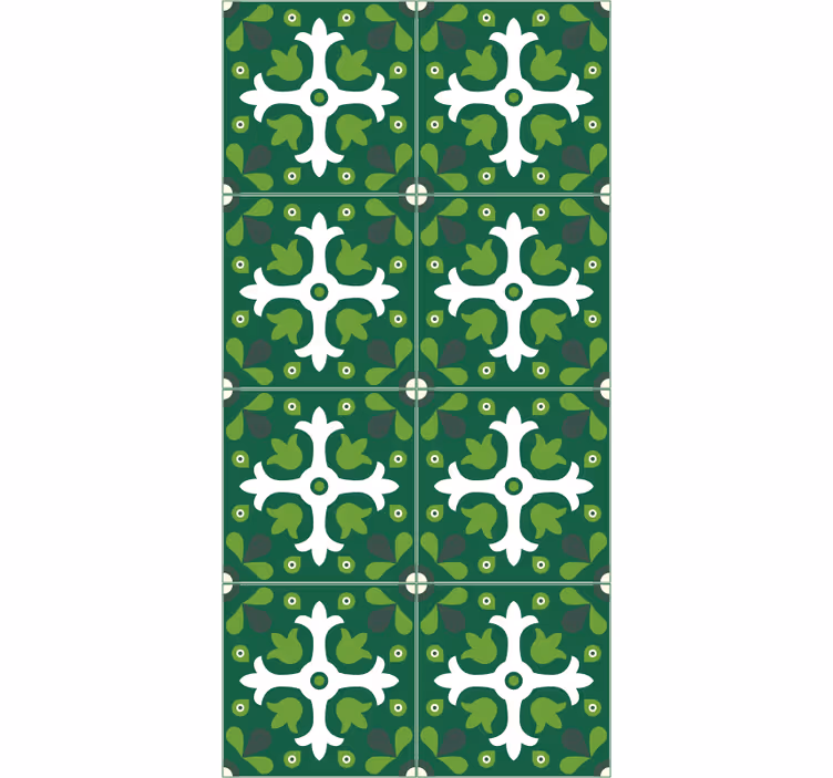 Papel pintado naturaleza estampado botánico esmeralda - TenVinilo