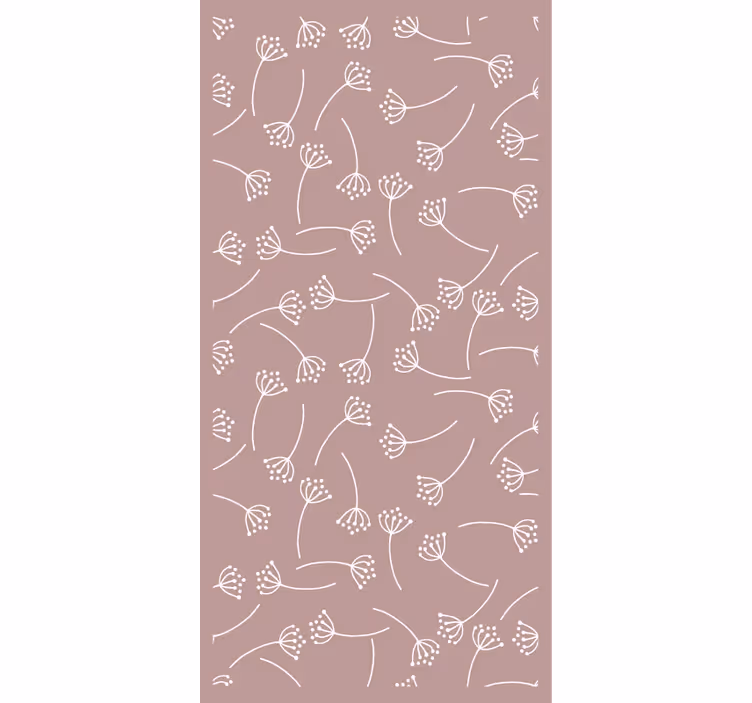 Papel pintado naturaleza patrón floral suave - TenVinilo