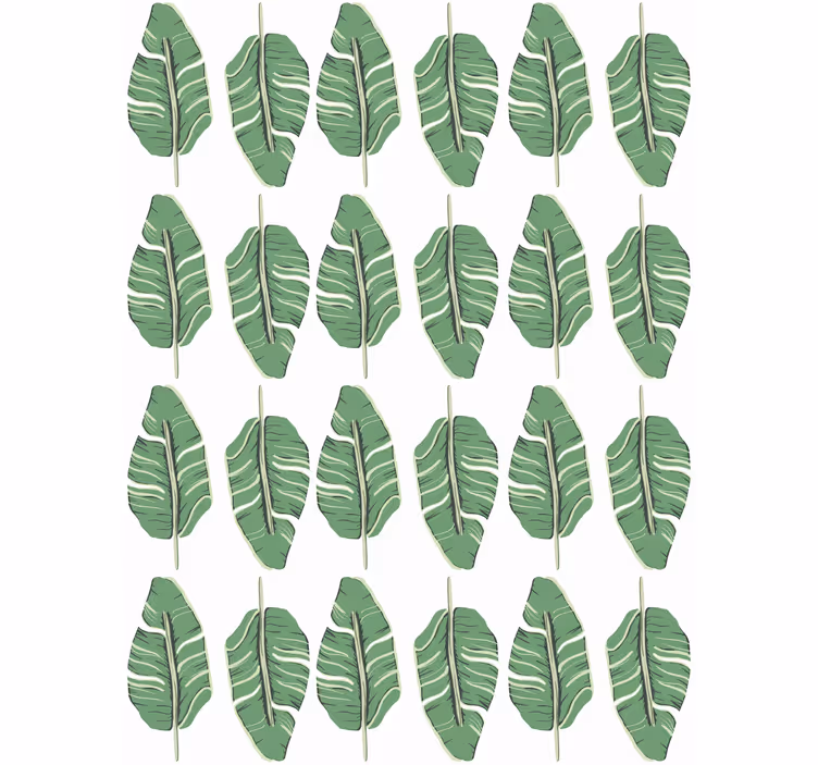 Papel pintado naturaleza motivo de hojas opulentas - TenVinilo