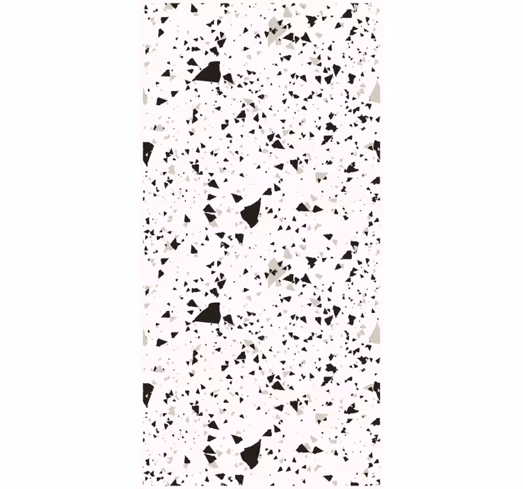 Papel pintado texturas terrazo gris blanco y negro - TenVinilo