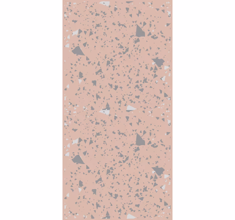 Papel pintado texturas terrazo rosa y gris - TenVinilo