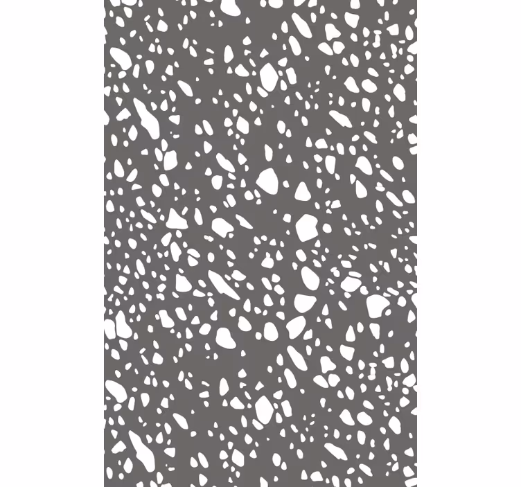 Papel pintado texturas terrazo gris y blanco - TenVinilo