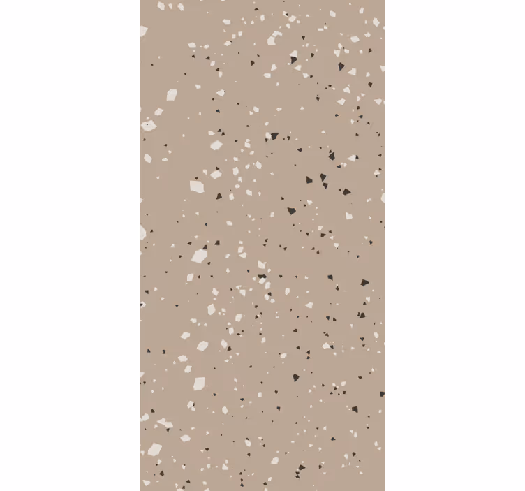 Papel pintado mármol patrón terrazzo neutro - TenVinilo