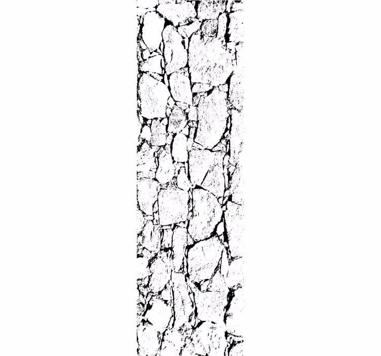 Papel pintado mármol estilo gris agrietado - TenVinilo