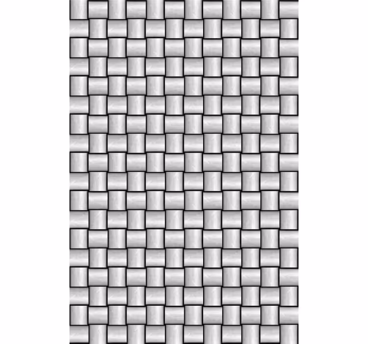 Papel pintado mármol motivo cuadrados grises - TenVinilo
