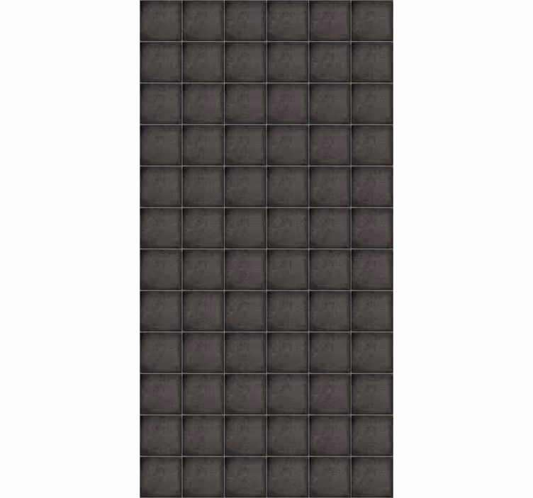 Papel pintado azulejos ladrillos negros de piedra - TenVinilo