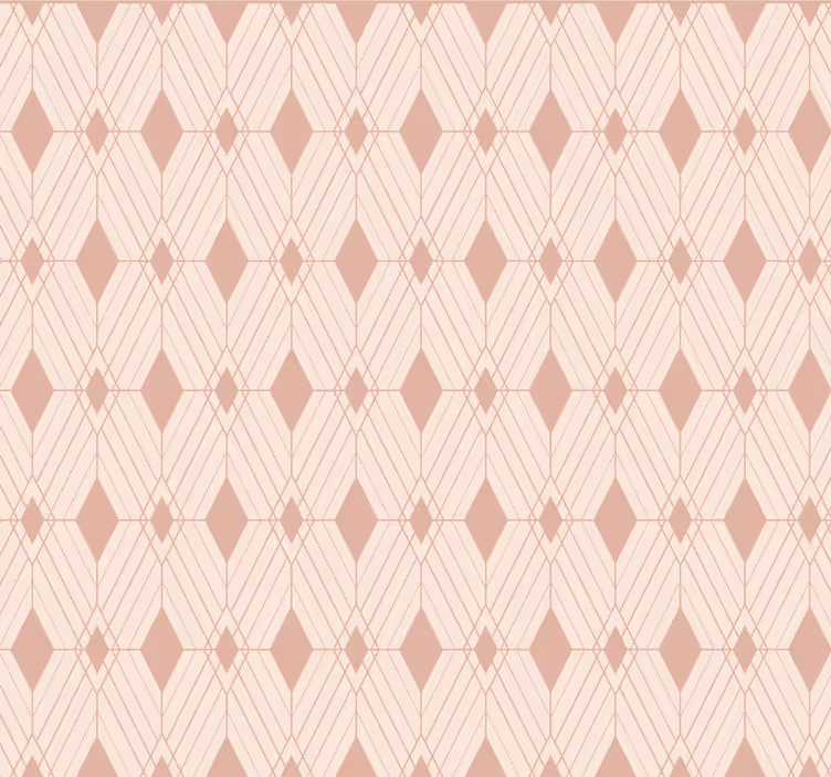 Papel pintado azulejos diamantes pastel art deco - TenVinilo