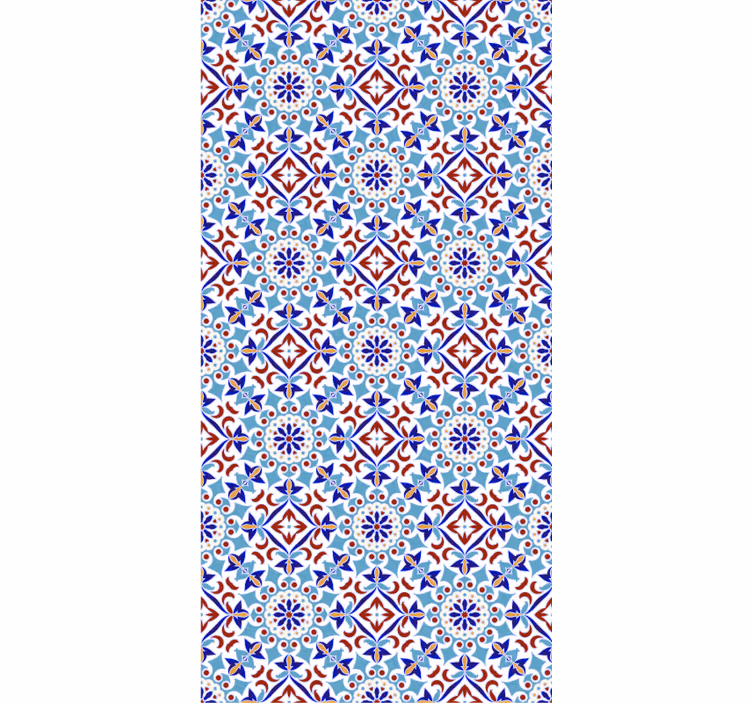 Papel pintado azulejos motivo cerámico - TenVinilo