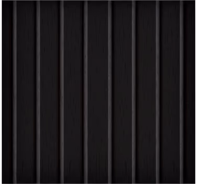 Papel pintado salón panel rústico negro - TenVinilo