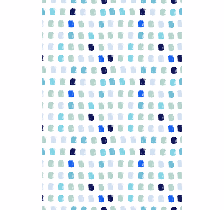 Papel pintado nórdico pinceladas en tonos azules - TenVinilo