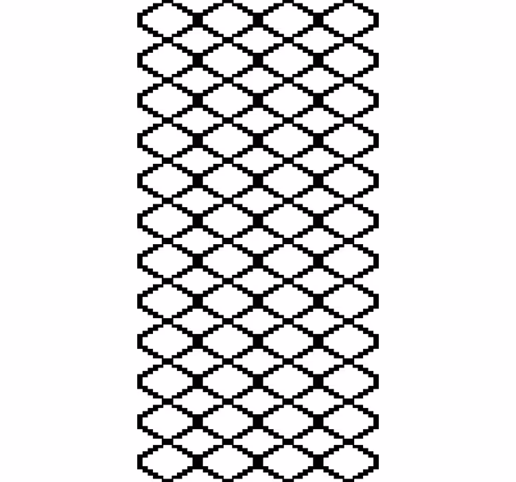 Papel pintado nórdico diamantes geométricos negros - TenVinilo