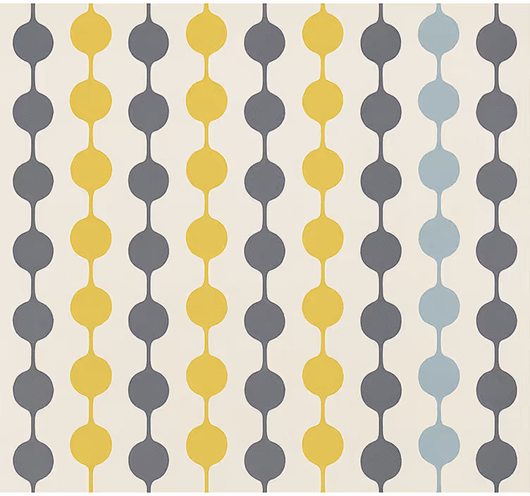 Papel pintado nórdico círculos de colores colgantes - TenVinilo