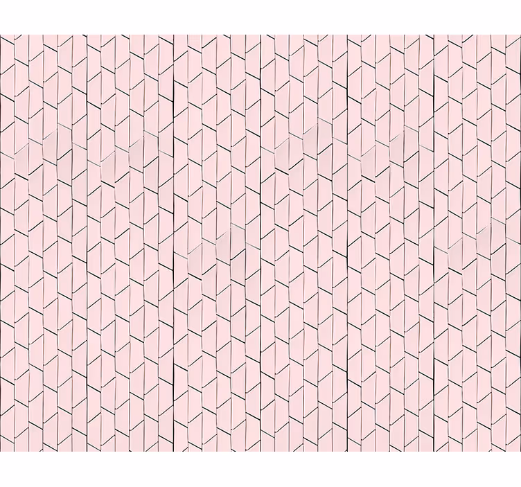 Papel pintado texturas diseño geométrico rosa - TenVinilo
