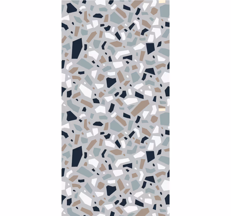 Papel pintado texturas patrón terrazzo abstracto - TenVinilo