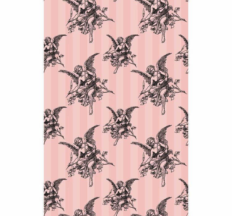Papel pintado clásico diseño artístico toile de jouy - TenVinilo