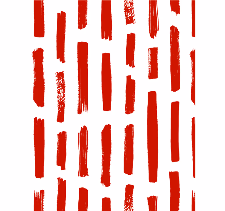 Papel pintado salón rayas rojas y blancas - TenVinilo