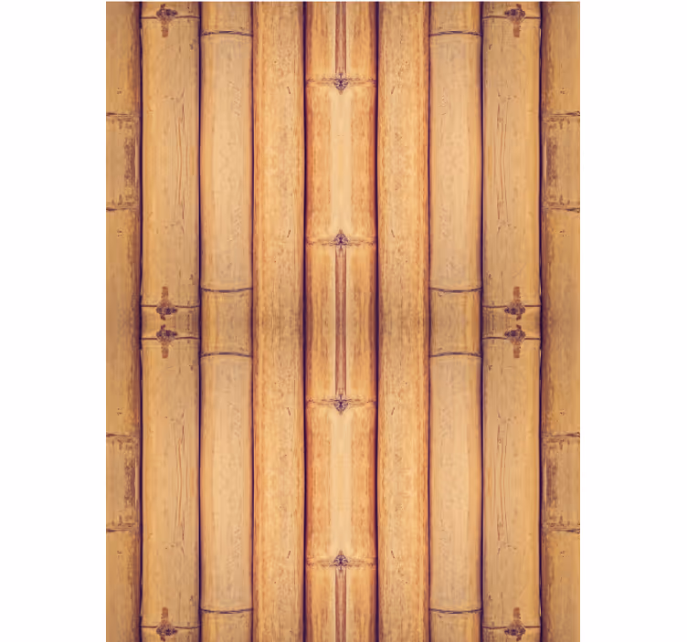 Papel pintado salón efecto textura madera bambú - TenVinilo