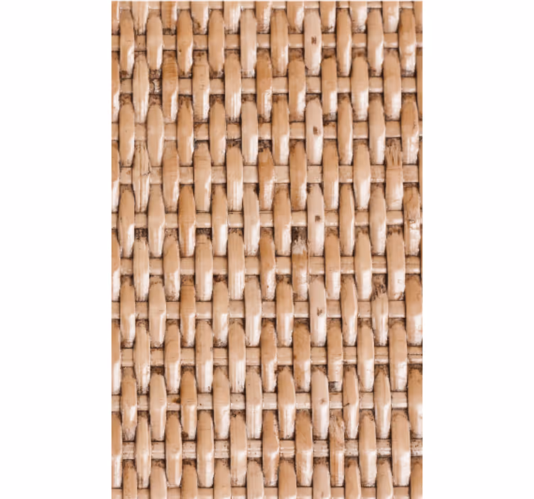 Papel pintado salón diseño imitación fibra natural - TenVinilo