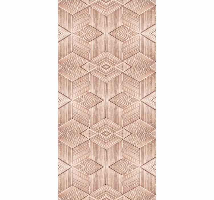 Papel pintado salón efecto textura madera clara - TenVinilo