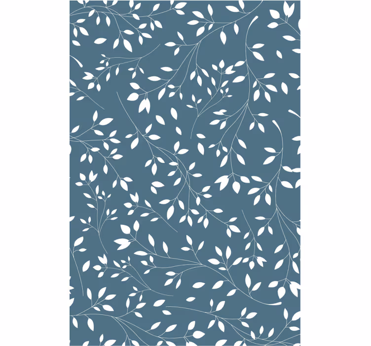 Papel pintado salón patrón de hojas lujosas - TenVinilo