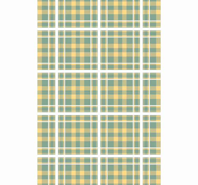 Papel pintado salón patrón de cuadros - TenVinilo