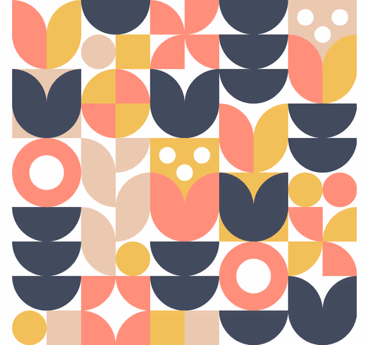 Papel pintado nórdico geométricos escandinavos - TenVinilo