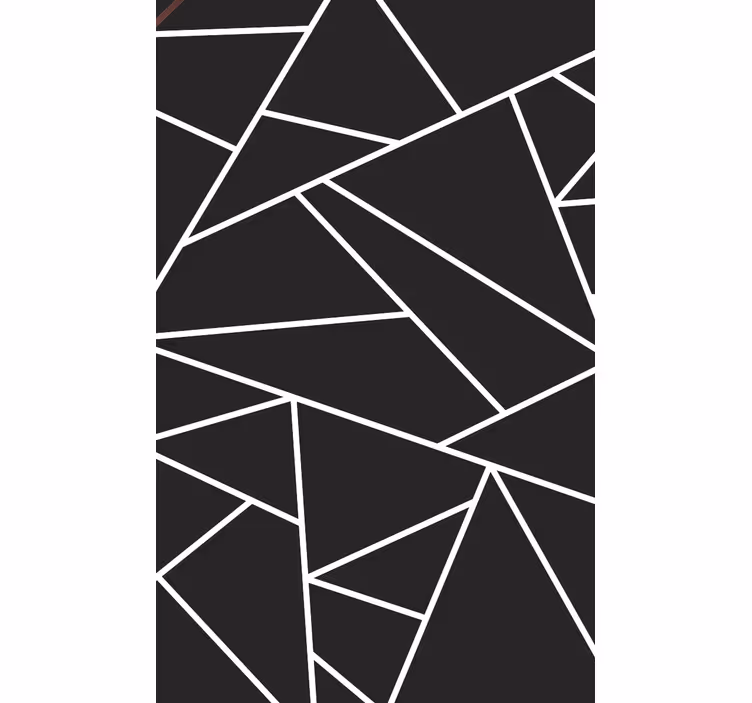 Papel pintado geométrico diseño angular abstracto - TenVinilo