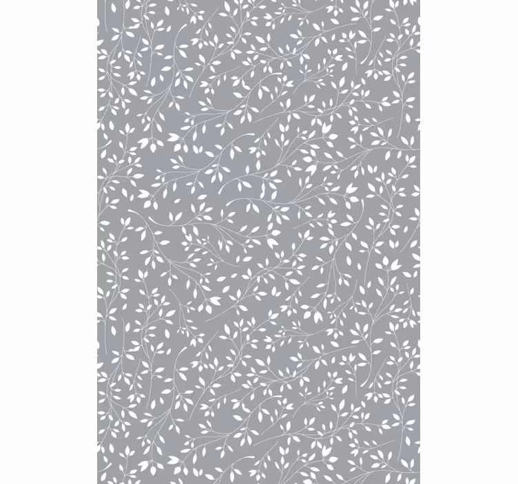 Papel pintado árboles dibujo de plantas naturales - TenVinilo