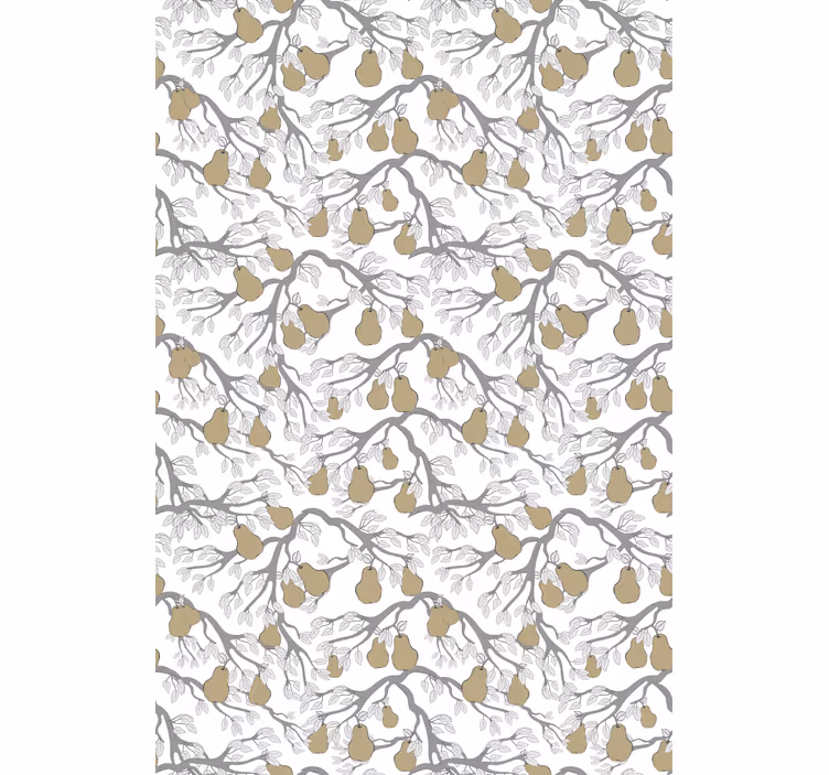 Papel pintado árboles patrón de corteza escandinavo - TenVinilo