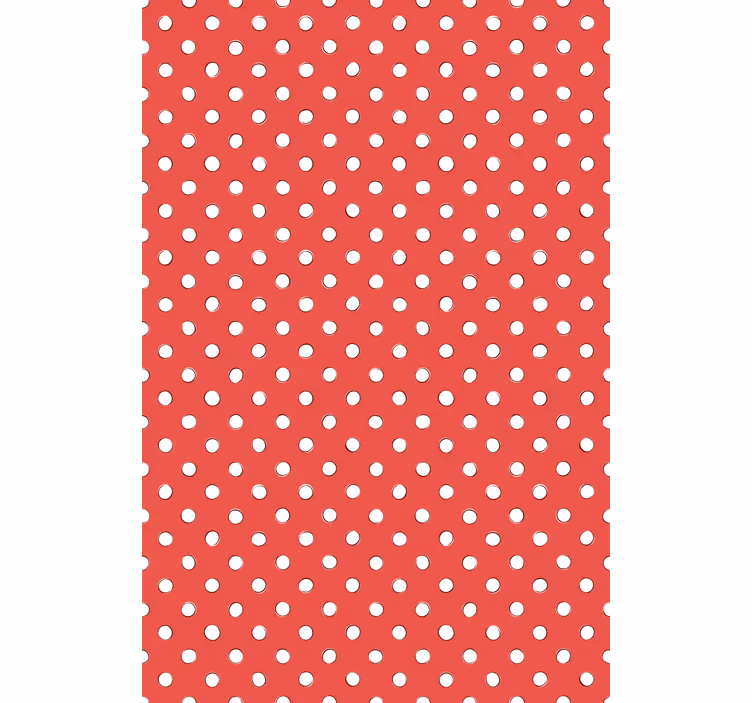 Papel pintado cocina lunares rojos - TenVinilo