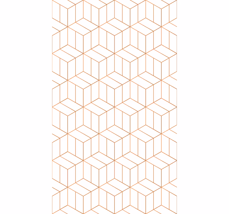 Papel pintado moderno octágonos diferentes - TenVinilo