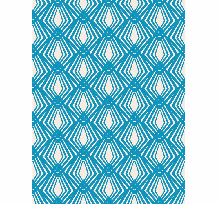 Papel pintado moderno diseño minimalista azul abstracto - TenVinilo