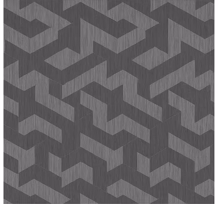 Papel pintado juvenil formas geométricas oscuras - TenVinilo