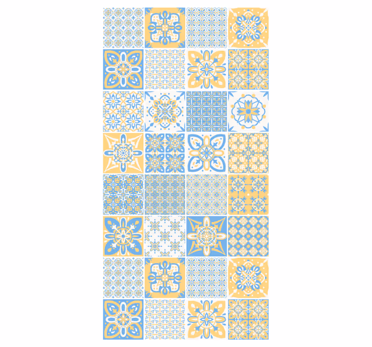 Papel pintado cocina azulejos portugueses - TenVinilo