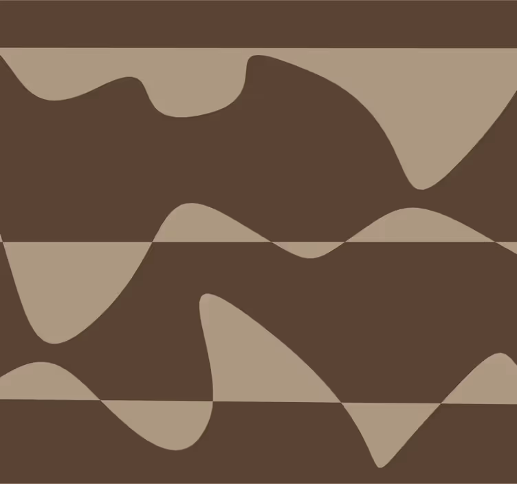 Papel pintado cocina marrón abstracto - TenVinilo