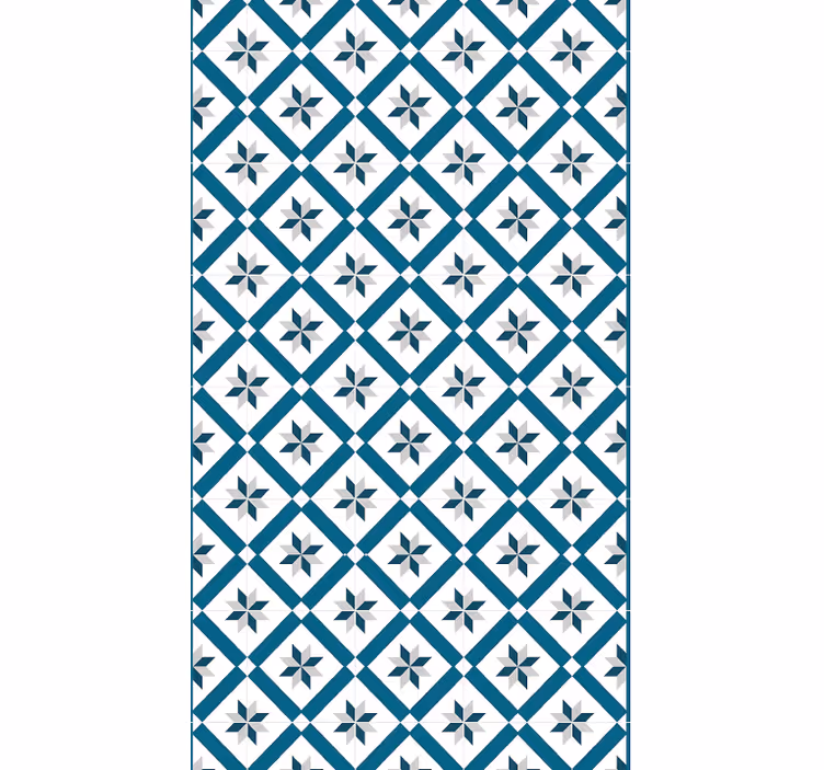Papel pintado cocina azul hidráulico - TenVinilo