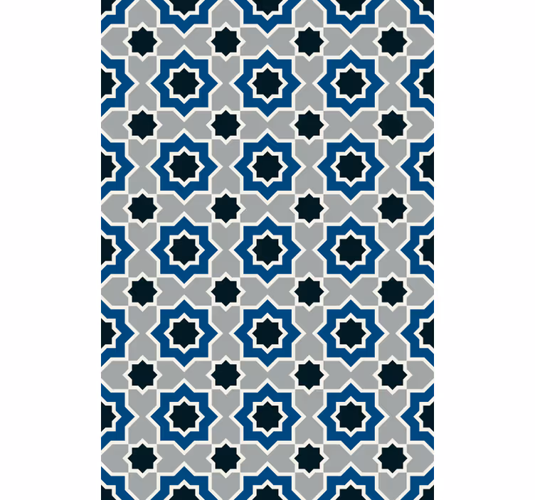 Papel pintado cocina patrón geométrico islámico - TenVinilo
