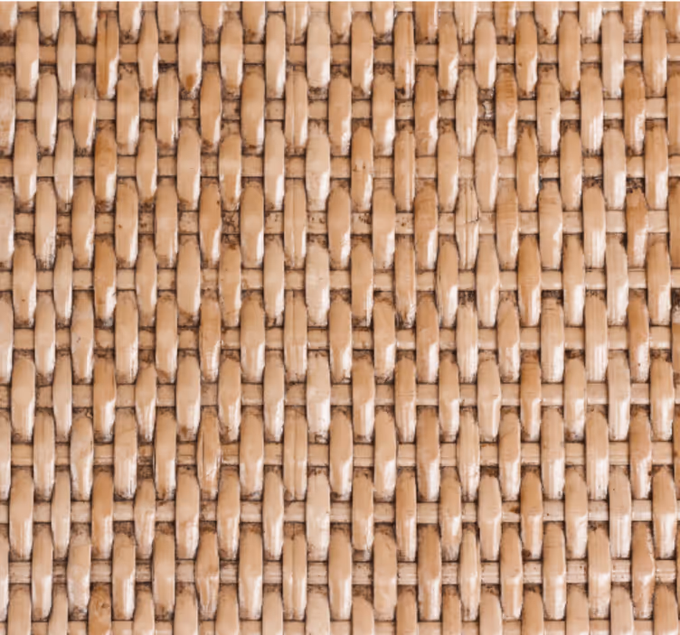 Papel pintado baño patrón de tejido natural - TenVinilo
