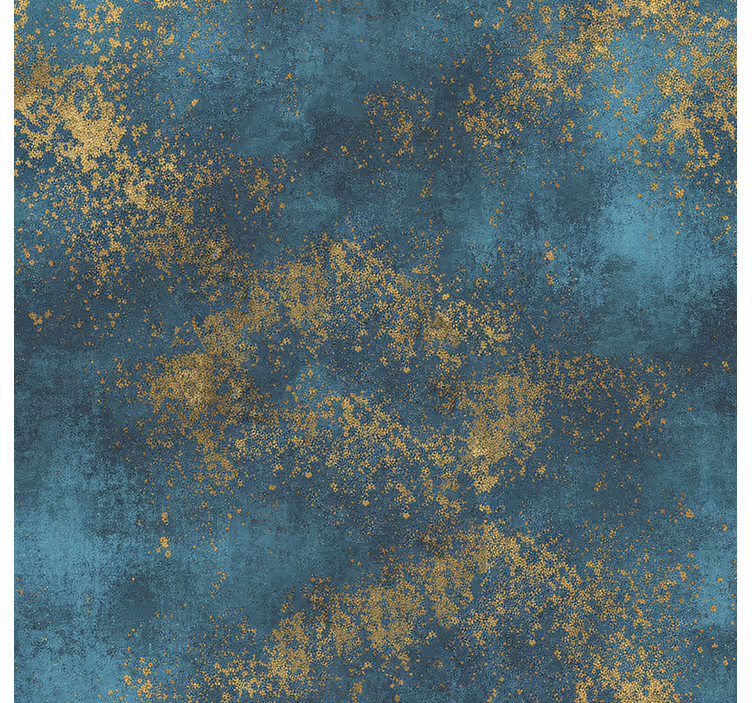 Papel pintado salón moteado azul desgastado - TenVinilo