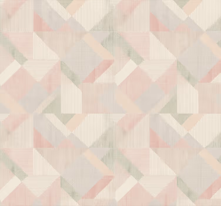 Papel pintado dormitorio matrimonio geométrico woven pastel - TenVinilo